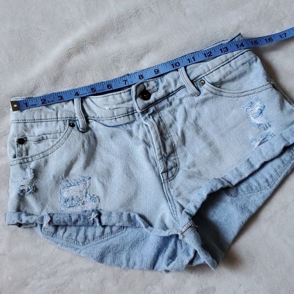 Roxy Fixed Rolled Cuffs High Rise Denim Jeans - Picture 5 of 8